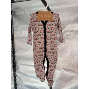 Baby Elements Fire Truck One Piece (2 pack) 3/6 Mos (P17)